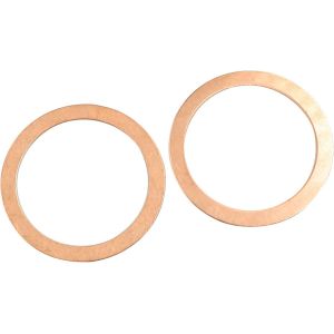 Cuivre Rondelles Plates &Eacute;tanch&eacute;it&eacute; Joint Anneaux Raccord 40Mm Id. (Ensemble De 2) - Neuf