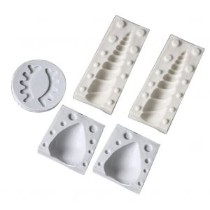 Hjlian Moule A Gateau En Silicone En Forme De Corne De Licorne, D'oreille Et De Cils, Pour Patisserie, Fondant, Cupcake, Dessert - Neuf