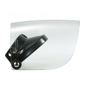 Visiere Universelle Rabattable A 3 Boutons-Pression Pour Casque De Moto Retro A Visage Ouvert - Neuf