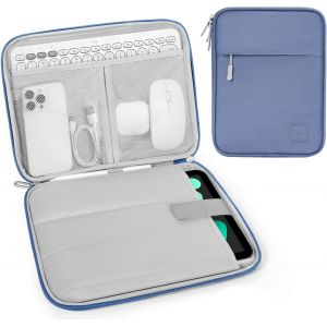 8-9"" Housse Pochette Tablette Pour Ipad Mini 7/6 8,3"" 2024/2021, Ipad Mini 5/4/3/2/1 7,9"", Galaxy Tab A9/Tab A7 Lite 8,7""/Tab A 8,0"", Tab M8 (4/3/2) 8"", Tab M9 9"" 2023, Bleu - Neuf