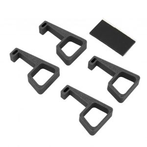 Support Horizontal De Console De Jeu 4pcs Emp&ecirc;chant Le Glissement Des Pieds De Refroidissement Support D'&eacute;l&eacute;vation De Console Pour Ps4 Pro Noir - Neuf