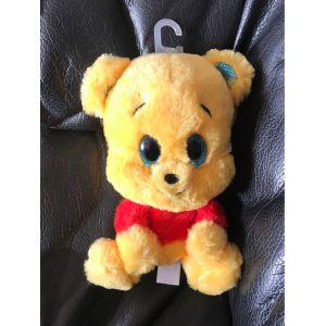 Disney WINNIE L'OURSON - Peluche NICOTOY GLITZIES GROS YEUX 15 CM - Neuf