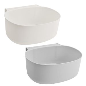 2 Pi&egrave;ces Coupelle De Collecte Pour D&eacute;chets Cuisine,Poubelle De Cuisine Fix&eacute;e Au Mur,Poubelle De Suspendre Bac Poubelle Collecteur Pour Plan De Travail Pour Les Cuisines,Les Chambres &Agrave; Coucher - Neuf