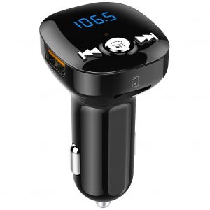 &Eacute;metteur Fm Inf Pour Voiture - Adaptateur Bluetooth Avec Chargeur De Voiture Qc3.0 - Neuf