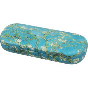 Étui À Lunettes Rigide, Boîte À Lunettes De Soleil En Cuir Pu, Floral Étui À Lunettes Spectacles, Étui De Protection Pour Homme Femme Enfant - Neuf