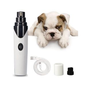 Lime À Griffes Électrique Sans Fil Pour Chiens Et Chats - Silencieuse, Sûre, Rechargeable, 3 Tailles De Ports, Longue Durée De Vie De La Batterie, Toilettage Sans Stress - Neuf