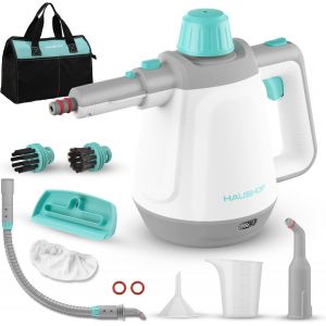 Nettoyeur Vapeur A Main 450 Ml Réservoir D'Eau Avec 8 Accessoires Pour Adoucit Taches, Nettoyeur Vapeur Manuel Portable Pour Canapé, Cuisine, Sol, Salle De Bain, Voiture - Neuf