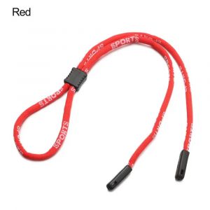 Corde De Lunettes De Soleil Coordonnante Pour Hommes Et Femmes, Lunettes De Sport En Plein Air, Porte-Lunettes, Sangle De Cou, Lani&egrave;re--Red-64cm - Neuf