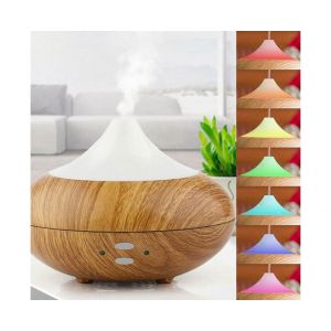 Diffuseur D'huiles Essentielles Et Humidificateur Vibe Geeks - Ultra Silencieux, Veilleuse 7 Couleurs, Aromathérapie Sûre Et Portable - Neuf