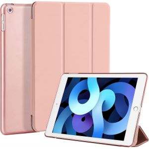 Coque Pour Ipad 6&egrave;me/5&egrave;me G&eacute;n&eacute;ration 9,7 Pouces 2017/2018, &Eacute;tui De Protection L&eacute;ger Coque Arri&egrave;re En Pc Rigide Translucide Givr&eacute; Pour Apple Ipad 6/5 Gen,Or Rose - Neuf
