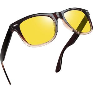 Tianyi-Lunettes De Soleil Carrées Polarisées Homme Et Femme Lunette Solaire Classic Style Rétro Pour Conduire Voyager - Neuf