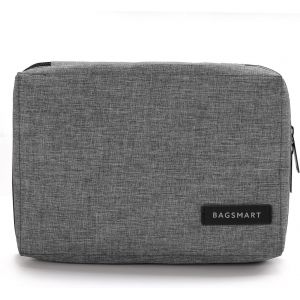 Sac De Rangement C&acirc;ble,Sac C&acirc;ble Multifonctionnel,Voyage Accessoires Pour Tablette, Disque Dur Externe, Chargeur, Adaptateurs, Cartes M&eacute;moire,Gris - Neuf