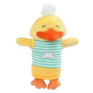 Marionnettes &agrave; main, ensemble de jouets de f&ecirc;te pour enfants et b&eacute;b&eacute;s, marionnettes de ferme en peluche douce pour enfants, tout-petits, gar&ccedil;ons et filles-Canard - Neuf