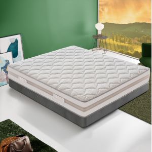 Matelas Ressorts Ensach&eacute;s 80x200 cm, PARIS - Accueil M&eacute;moire De Forme - Epaisseur 25 Cm - Neuf