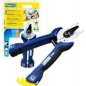 KALANKA-F20 - Pince &agrave; Grillage pour Agrafes &agrave; Grillage VR16 2-8 mm et VR22 5-11 mm, Poign&eacute;e Ergonomique, Rangement Facile (23468000), Bleu - Neuf