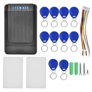 Controleur De Machine Pour Systeme De Controle D'acces De Porte Dc12 V (019id) Noir, 10 Porte-Cles - Neuf