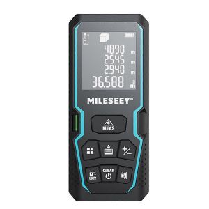 Télémètre laser UZ S6 50m télémètre avec écran LCD à bulle de niveau avec outil de mesure rétroéclairé - Neuf