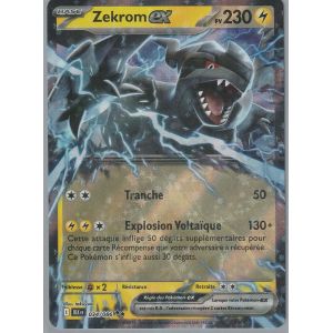 Carte Pokémon - Zekrom Ex - 034/086 - Ultra-Rare - Ev10,5 Foudre Noire - Neuf