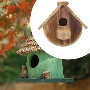 Nichoir En Bois Pour Oiseaux, Maison Pour Colibris, Pour Jardin, Pinsons - Neuf