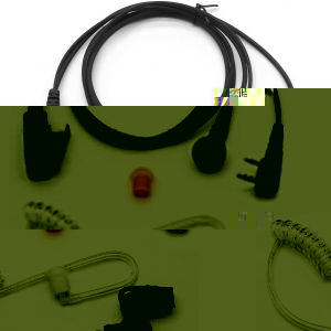 Earphone Headset Compatible with Radio UV-5R UV-82 UV-9R Kenwood TK-2160 TK-3401 TK-3402 TK-3501E TK-3701D TH-F7E TH22E TH-K20 Midland CT710 CT990 G10Pro G11Pro G11 3 2-pin - Neuf