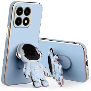 Kal-Compatible Avec Coque Honor 200 Smart Silicone, Ultra Souple Coqu Honor 200 Smart Antichoc Coque De Téléphone Avec Support Astronaute Placages Mignon Désign (Bleu) - Neuf