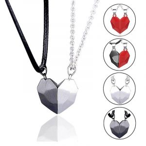 Collier Pendentif Deux Âmes Un C?ur Collier Pendentif Amoureux Couple Deux Ensemble Meilleur Cadeau De Saint-Valentin - Neuf