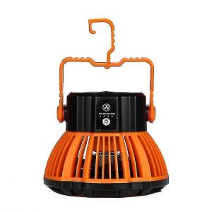 Ventilateur De Camping Rechargeable Pour La Maison Avec Lanterne Led, T&eacute;l&eacute;commande Et Minuterie, Pour Plafond Ou Tente. - Neuf