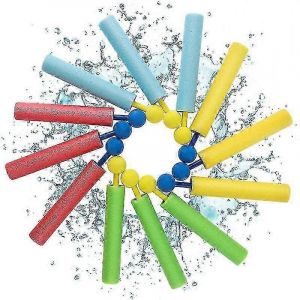 12pcs Water Blaster Pistolets &Agrave; Eau Pour Enfants Tireur Portable 4 Couleurs 30 Pieds Gamme Enfants Mousse Pistolet &Agrave; Eau &Eacute;t&eacute; Piscine Jouets - Neuf