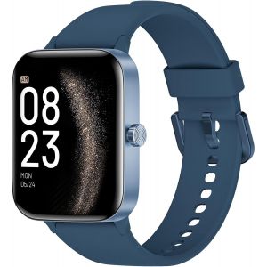 Kal-Smartwatch Homme Femme, 1.95 Full Touch Screen Smartwatch Avec Effectuer/Répondre Appels, Suivi De Fitness Avec Pression Artérielle Et Moniteur De Sommeil, 140+ Step Counter Sport Pour Android Io - Neuf