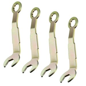 Clé de réglage de pivot 4 pièces pour cintre de porte coulissante,clé de poche de réglage pour porte de placard,clé ouverte 3/8 de pouce - Neuf