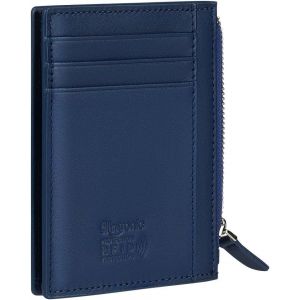 CAUC-Portefeuille en Cuir, Noir Etui RFID Blocage Porte Carte de Cr&eacute;dit, Zip Porte-Monnaie, Coffret Cadeau - Neuf
