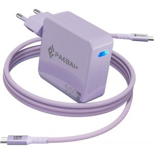 SJZG-Chargeur Usb C 100W Gan Pd Rapide Chargeur Pour Macbook Pro/Air, Lenovo Thinkpad, Huawei Matebook, Asus, Dell Xps, Ipad, Samsung Galaxy S25/S24, Iphone 16/Pro Type C Ordinateur Portable - Neuf