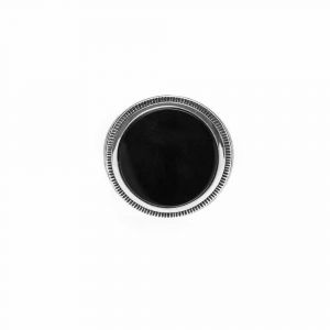 Bague Chevali&egrave;re Homme Onyx &Eacute;nigmatique Argent - Neuf