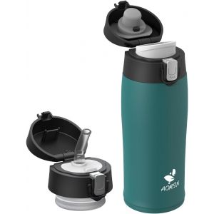 Gourde Isotherme, 350ml/500ml/750ml Bouteille Isotherme, Gourde Enfant En Acier Inox 18/8, Gourde Sport Anti-Fuite, Mug Isotherme Sans Bpa Pour Sport, Extérieur Et Quotidien - Neuf