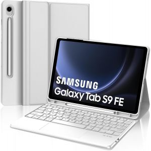ChenQuanSarl-Clavier Avec Trackpad Pour Samsung Tab S10 Fe 10.9""/S9 Fe 10.9"",Azerty Français Clavier Détachable Avec Trackpad Pour Samsung Tab S9 Fe 10.9""Sm-X510/X516B,Gris Clair - Neuf