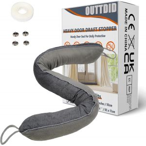 Boudin De Porte Isolant Froid Joint De Sol Pour Porte 93Cm Bas De Porte Isolation Anti Bruit Poussière Stop À L'Air Froid Anti Souris Insectes - Neuf