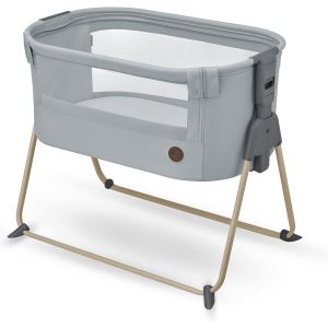 Max Cododo Tori 2 En 1, Berceau Bébé, De 0 À 6 Mois Environ, 0 À 9 Kg, Cododo, Pliage Ultra Compact, Léger, 5 Hauteurs, Maille Respirante, Tissus 100 % Recyclés, Beyond Grey - Neuf