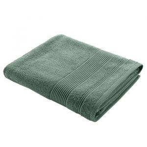 Serviette Ou Drap De Bain En Coton 90 X 150 Cm Tendresse Vert C&egrave;dre - Neuf