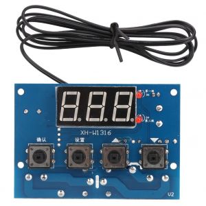 Thermostat universel 12 V XH-W1316, controleur de temperature + thermometre a sortie relais 2 canaux - Neuf