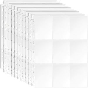 Mdy-60 Pages Pochettes Pour Cartes À Collectionner,1080 Poches Double Face Transparentes Pochette Classeur Carte Plastique Pochettes Pour Cartes Trading Card Game Collection - Neuf
