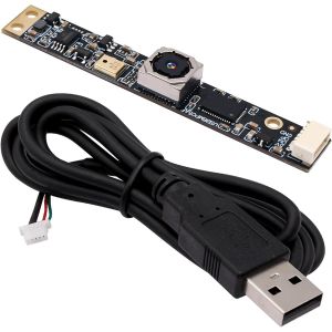 ChenQuanSarl-Module De Caméra Usb 8 Mp Avec Microphone, M Au Point Automatique, Pc 4K Pour Ravure Laser, Mini Carte Webcam Autofocus, Surveillance Usb Cctv - Neuf