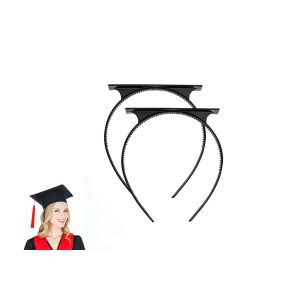 Ensemble Bandeau Et Chapeau De Remise De Dipl&ocirc;me - 2 Accessoires Pour Cheveux Assurant Un Maintien Et Un Confort Optimaux. - Neuf