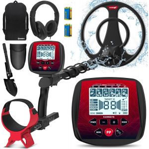 MEVRONISSHOP-D&eacute;tecteur de M&eacute;taux Professionnel, Version 2025 Am&eacute;lior&eacute;e, 5 Modes de D&eacute;tection Haute Pr&eacute;cision, Bobine &Eacute;tanche IP68, &Eacute;cran LCD Couleur, Sensibilit&eacute; R&eacute;glable, Puce DSP Avanc&eacute;e - Neuf