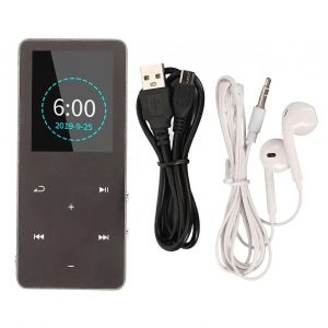 Lecteur MP3 Multifonction HiFi Son sans perte Bluetooth Dictionnaire FM Radio Enregistreur Boîtier en métal Lecteur de musique MP4 16GB - Neuf