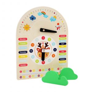 Jouets Éducatifs En Bois Pour Enfants, Station Météo, Jeu Cognitif Pour Bébé, Tableau D'activités Pour L'exploration Des Enfants - Neuf