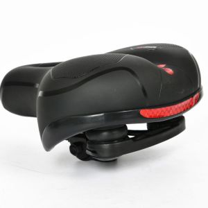 Confortable Selle De Vélo Pour Homme, Femme, Imperméable À L'eau De Gel De Siège De Vélo Avec Housse De Pluie, Respirant Réfléchissants Double Ressort D'amortisseur De Selle Pour V - Neuf