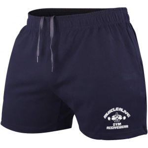 Hommes La Musculation Gym Faire Des Exercices Short Terry Coton - Neuf