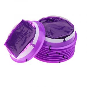 Sac En Plastique Jetable Propre De 1000Ml,Sacs De Nettoyage Portables Pour Voyage,Voiture,Avion,Mal De Mouvement,Naus&eacute;e,Vomir.Purple X10. - Neuf