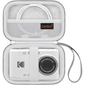 Coque Compatible avec Appareil Photo num&eacute;rique Kodak pixpro FZ55/FZ45/FZ43/FZ53 16mp,Sac d'enregistrement vid&eacute;o,c&acirc;ble d'adaptation de Poche en Maille,Gris - Neuf