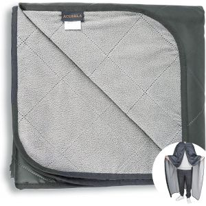 Ulteronixshop-Couverture polaire imperm&eacute;able pour temps froid, ext&eacute;rieur, plage, pique-nique, stade, football, voiture, isol&eacute;e, coupe-vent, r&eacute;sistante au sable et lavable en machine, 145 x 200 cm, gr - Neuf